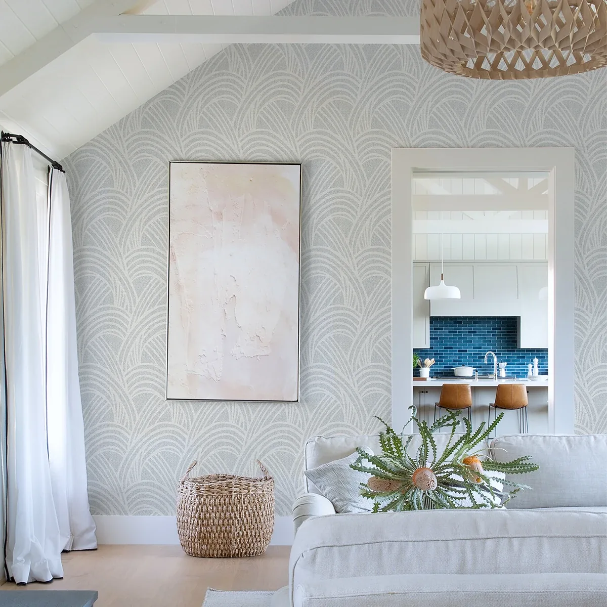 A-Street Prints Farrah Grey Geometric Wallpaper - SKU 2975-26219