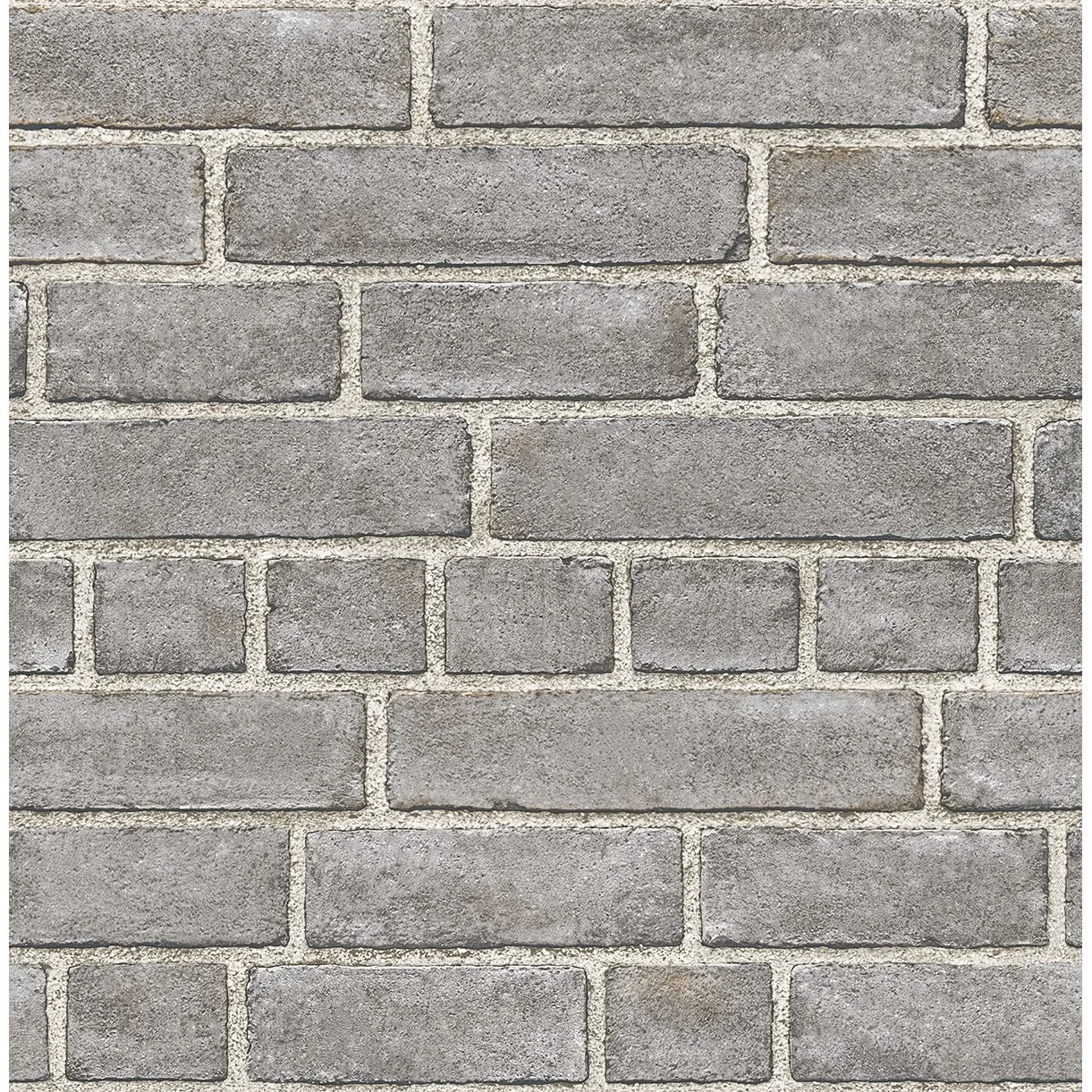 A-Street Prints Façade Grey Brick Wallpaper - SKU 2540-24050