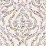 A-Street Prints Featherton Pink Floral Damask Wallpaper - SKU 2901-25402
