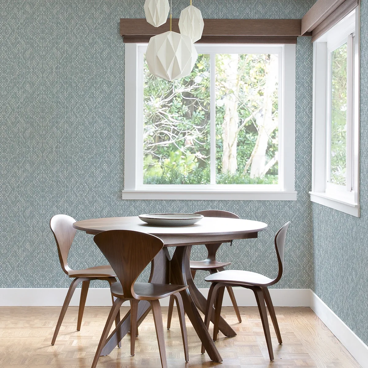 A-Street Prints Felix Sky Blue Geometric Wallpaper - SKU 2975-26246