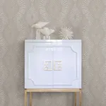 A-Street Prints Feliz Champagne Beaded Ogee Wallpaper - SKU 2793-87325