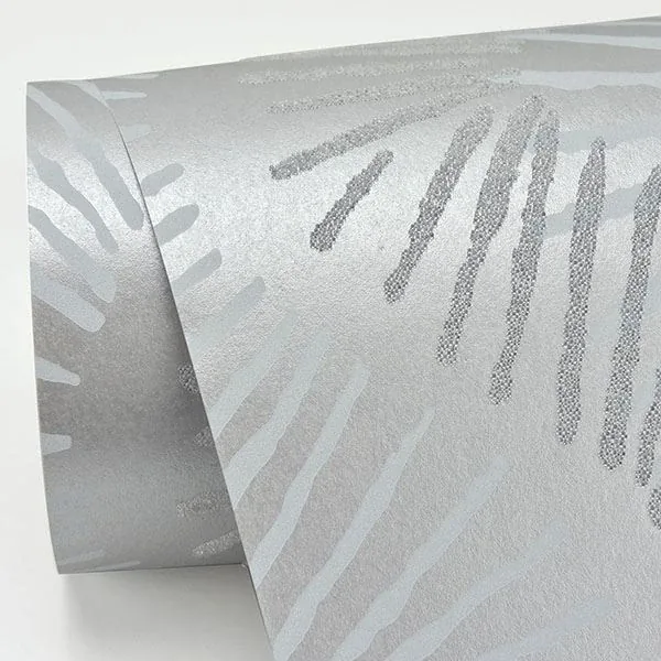 A-Street Prints Feliz Silver Beaded Ogee Wallpaper - SKU 2793-87327