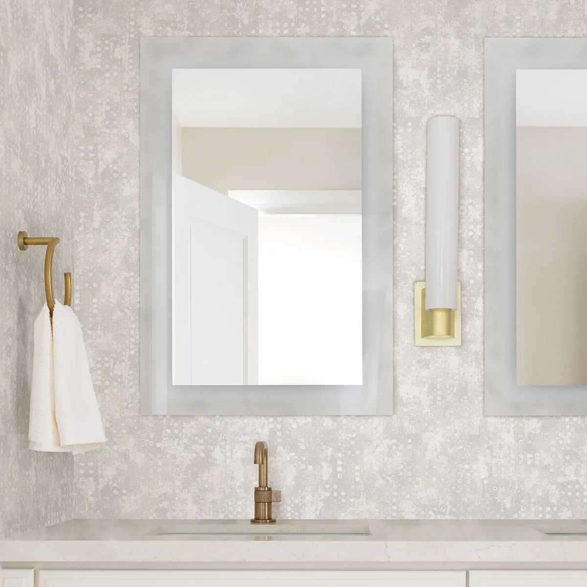 A-Street Prints Felsic Platinum Studded Cube Wallpaper - SKU 4019-86412