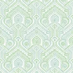 A-Street Prints Fernback Green Ornate Botanical Wallpaper - SKU 4074-26614