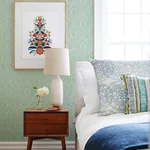 A-Street Prints Fernback Green Ornate Botanical Wallpaper - SKU 4074-26614