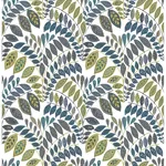 A-Street Prints Fiddlehead Green Botanical Wallpaper - SKU 2821-25142