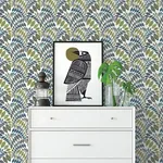 A-Street Prints Fiddlehead Green Botanical Wallpaper - SKU 2821-25142