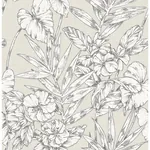 A-Street Prints Fiji Beige Floral Wallpaper - SKU 2744-24104