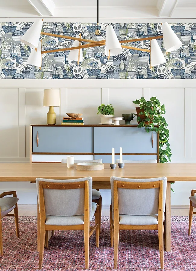 A-Street Prints Fika Blue Blissful Birds & Blooms Wallpaper - SKU 4066-26555