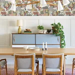 A-Street Prints Fika Mustard Blissful Birds & Blooms Wallpaper - SKU 4066-26556