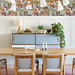 A-Street Prints Fika Plum Blissful Birds & Blooms Wallpaper - SKU 4066-26558