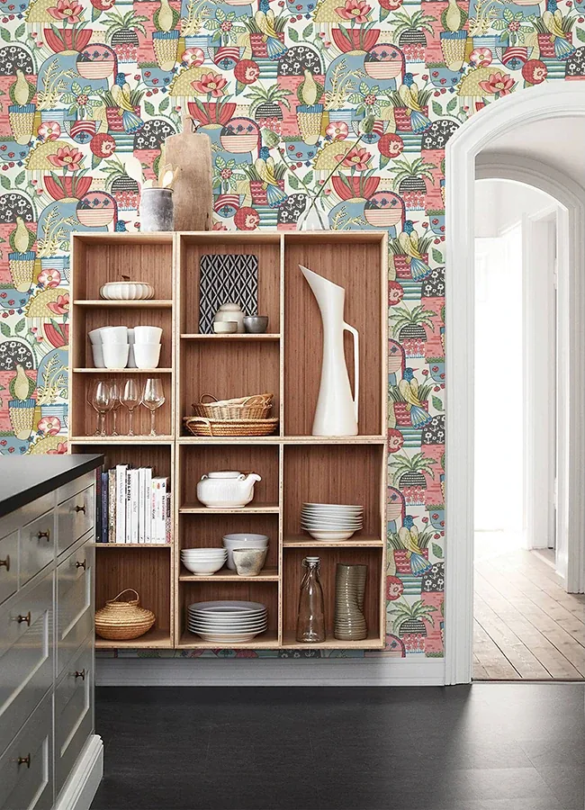 A-Street Prints Fika Rose Blissful Birds & Blooms Wallpaper - SKU 4066-26557