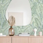 A-Street Prints Fildia Green Botanical Wallpaper - SKU 4121-26953