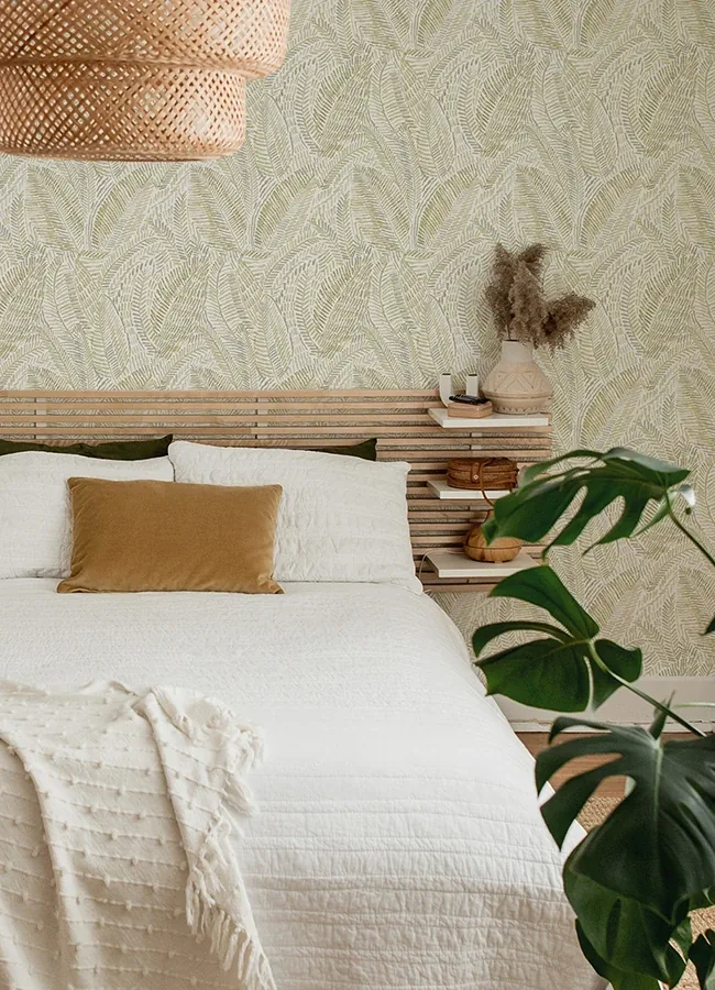 A-Street Prints Fildia Honey Botanical Wallpaper - SKU 4121-26952