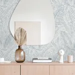 A-Street Prints Fildia Light Blue Botanical Wallpaper - SKU 4121-26951
