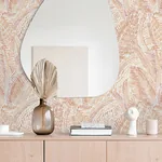 A-Street Prints Fildia Orange Botanical Wallpaper - SKU 4121-26949