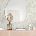 A-Street Prints Fildia Taupe Botanical Wallpaper - SKU 4121-26950
