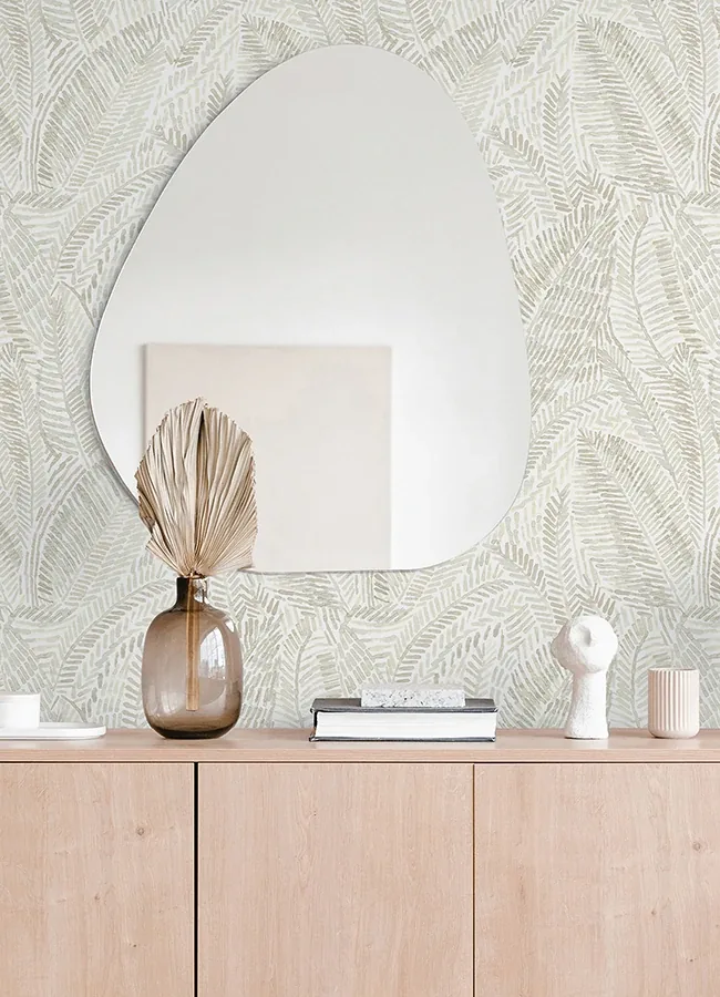 A-Street Prints Fildia Taupe Botanical Wallpaper - SKU 4121-26950