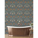 A-Street Prints Filippa Blue Tulip Wallpaper - SKU 2999-33009