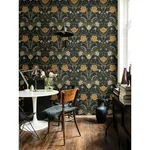 A-Street Prints Filippa Navy Tulip Wallpaper | Wallpaper Twins A-Street Prints Filippa Navy Tulip Wallpaper - SKU 2999-44106