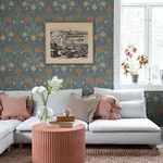 A-Street Prints Fillippa Blue Tulip Wallpaper - SKU 4080-33009