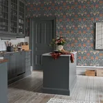 A-Street Prints Fillippa Blue Tulip Wallpaper - SKU 4080-33009