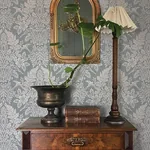 A-Street Prints Finch Light Blue Woodland Damask Wallpaper - SKU 4173-27623