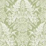 A-Street Prints Finch Light Green Woodland Damask Wallpaper | Wallpaper Twins A-Street Prints Finch Light Green Woodland Damask Wallpaper - SKU 4173-27620