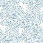 A-Street Prints Finnley Blue Inked Fern Wallpaper - SKU 2973-90503