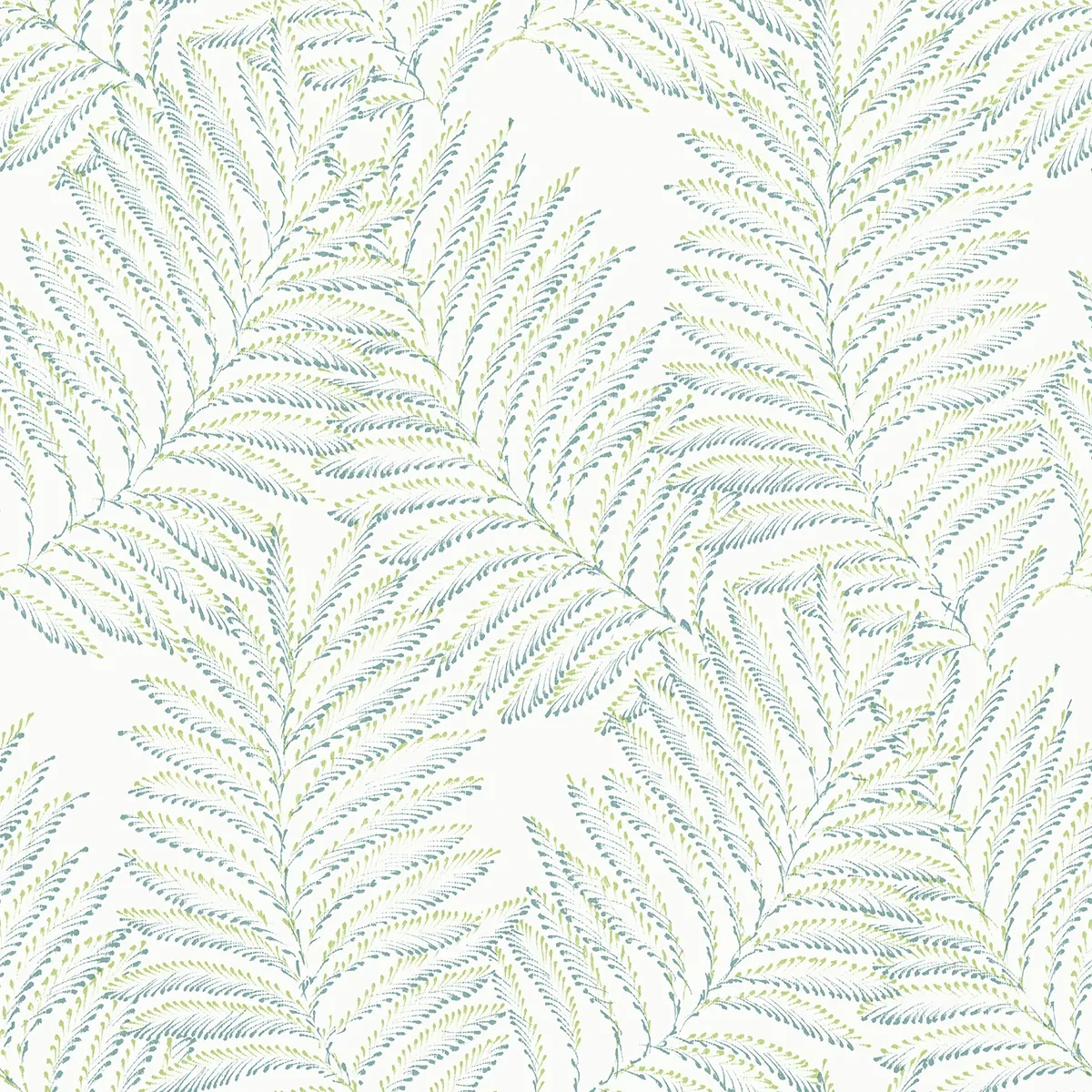 2973-90501 | Finnley Green Inked Fern Wallpaper