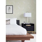 A-Street Prints Finnley Yellow Inked Fern Wallpaper - SKU 2973-90504