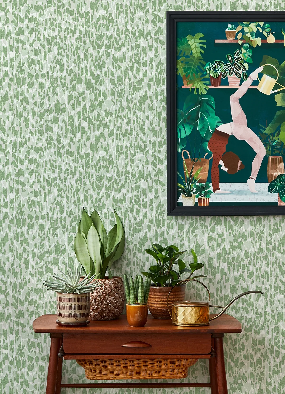 A-Street Prints Flavia Green Animal Print Wallpaper - SKU 4014-26430