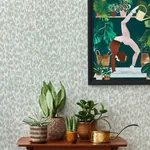 A-Street Prints Flavia Grey Animal Print Wallpaper - SKU 4014-26432