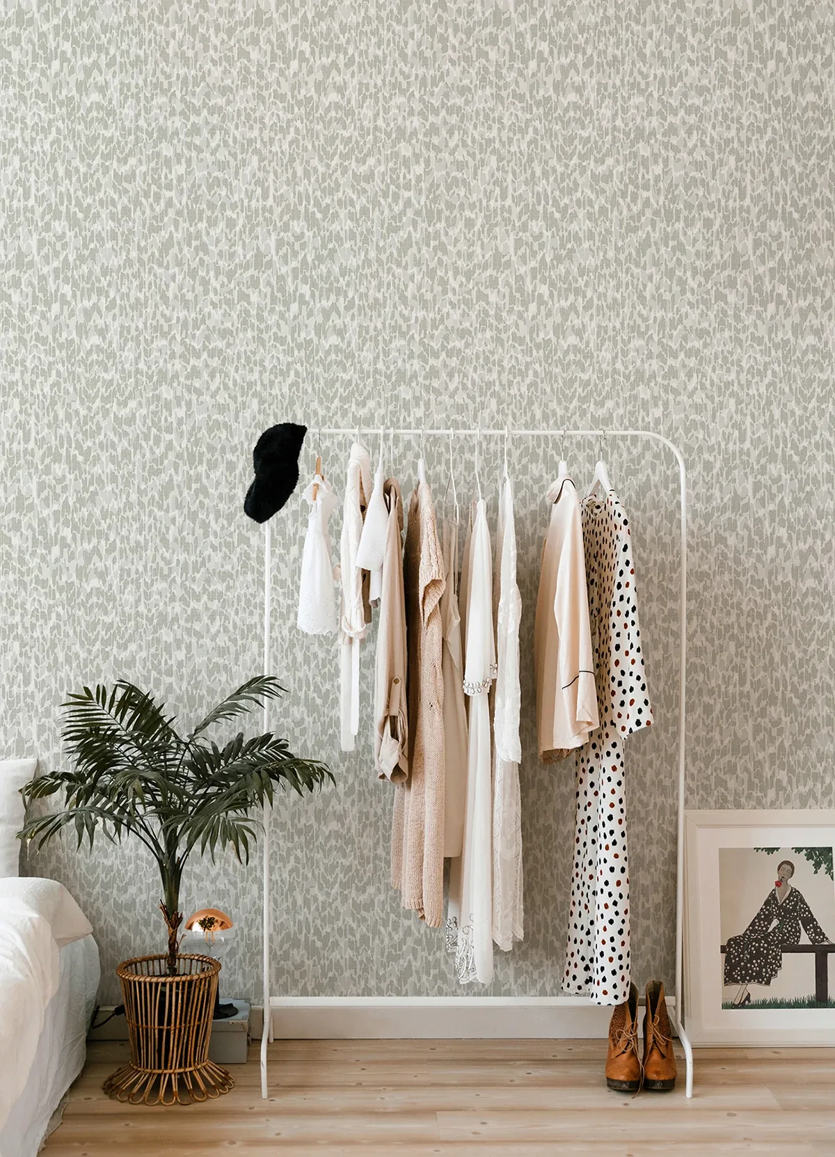 A-Street Prints Flavia Grey Animal Print Wallpaper - SKU 4014-26432