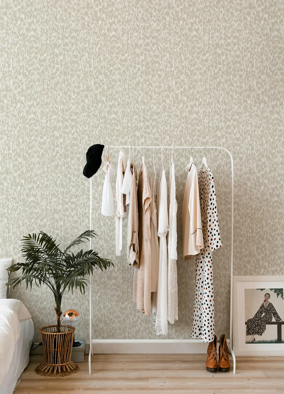 A-Street Prints Flavia Light Grey Animal Print Wallpaper - SKU 4014-26428