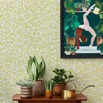 A-Street Prints Flavia Yellow Animal Print Wallpaper - SKU 4014-26429