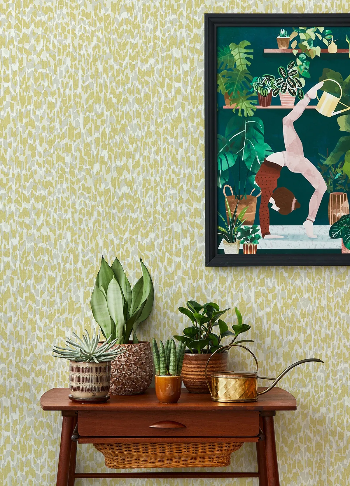 A-Street Prints Flavia Yellow Animal Print Wallpaper - SKU 4014-26429
