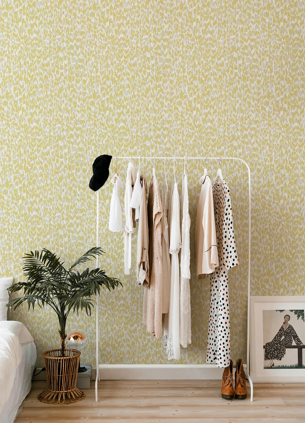 A-Street Prints Flavia Yellow Animal Print Wallpaper - SKU 4014-26429