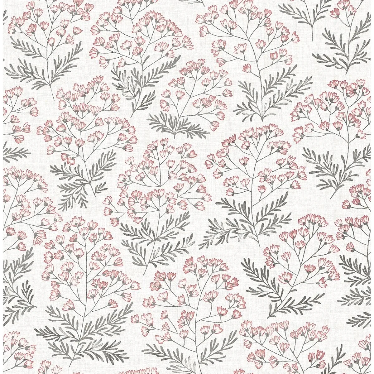 2861-25716 | Floret Pink Floral Wallpaper