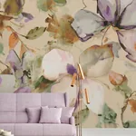 A-Street Prints Florian Lavender Wall Mural - SKU 4202-367546M