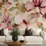 A-Street Prints Florian Pink Wall Mural - SKU 4202-367577M