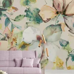 A-Street Prints Florian Teal Wall Mural - SKU 4202-367553M
