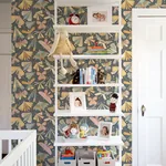 A-Street Prints Flyga Blue Bonanza Wallpaper - SKU 4111-63022