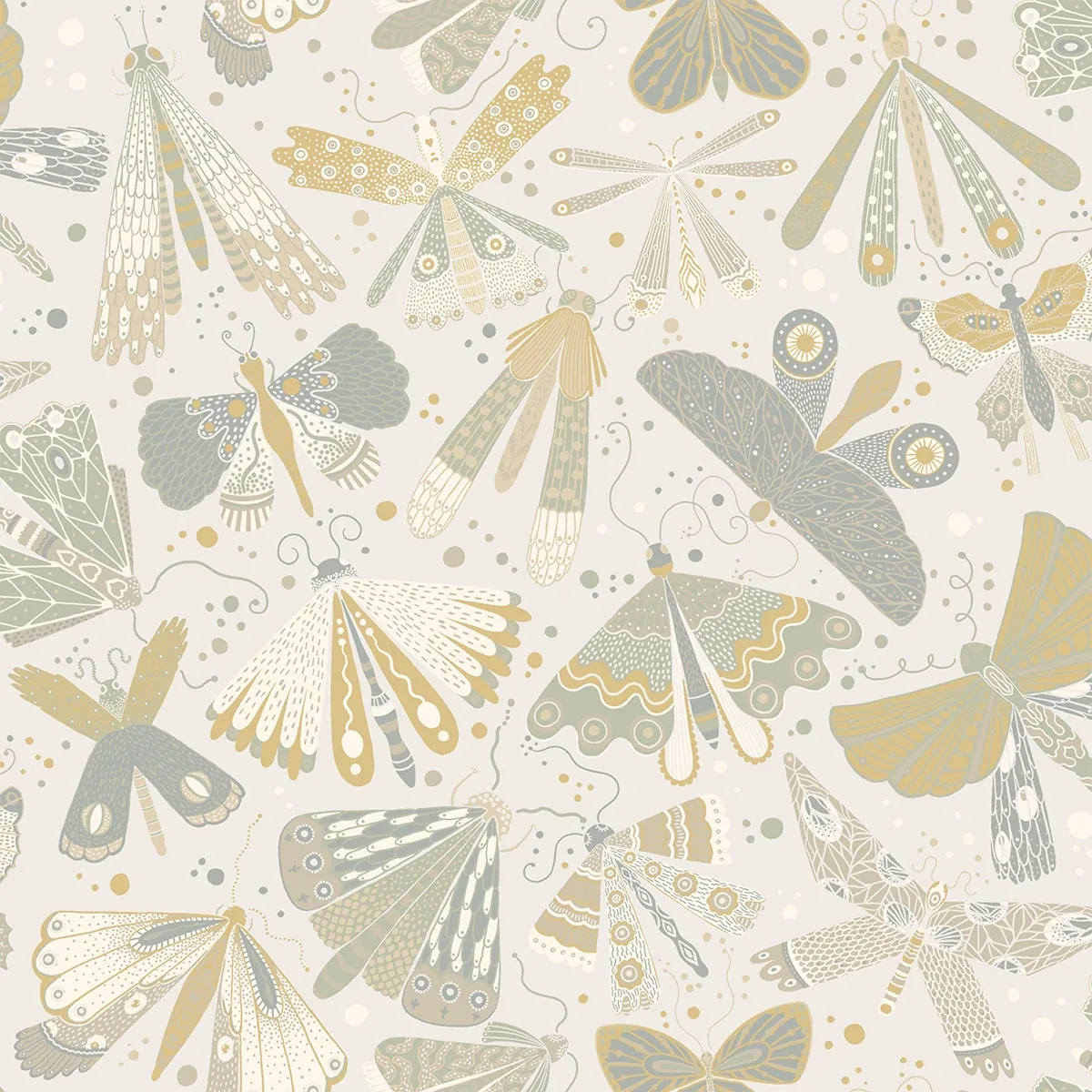 4111-63025 | Flyga Light Blue Bonanza Wallpaper