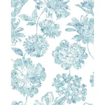 A-Street Prints Folia Blue Floral Wallpaper - SKU 2901-25415