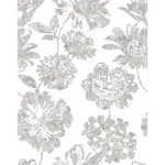A-Street Prints Folia Taupe Floral Wallpaper - SKU 2901-25416
