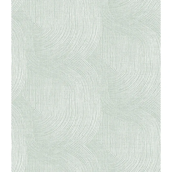 4172-27505 | Folly Seafoam Zen Swirls Wallpaper