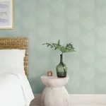 A-Street Prints Folly Seafoam Zen Swirls Wallpaper - SKU 4172-27505
