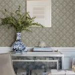 A-Street Prints Frances Moss Fishscale Wallpaper | Wallpaper Twins A-Street Prints Frances Moss Fishscale Wallpaper - SKU AST6353