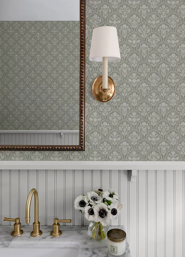 A-Street Prints Frances Moss Fishscale Wallpaper | Wallpaper Twins A-Street Prints Frances Moss Fishscale Wallpaper - SKU AST6353